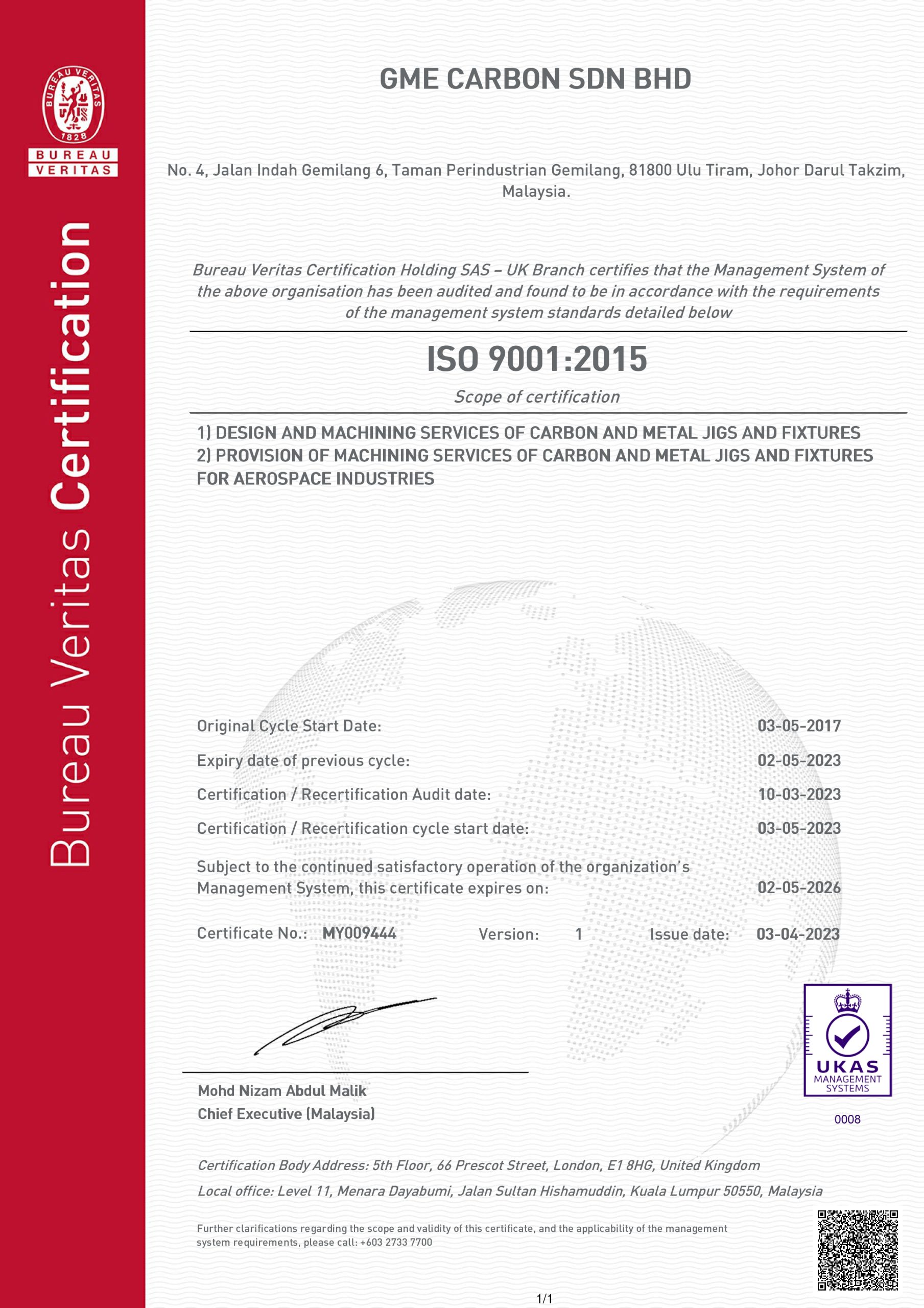 ISO 14001-2015 Certificate_UKAS